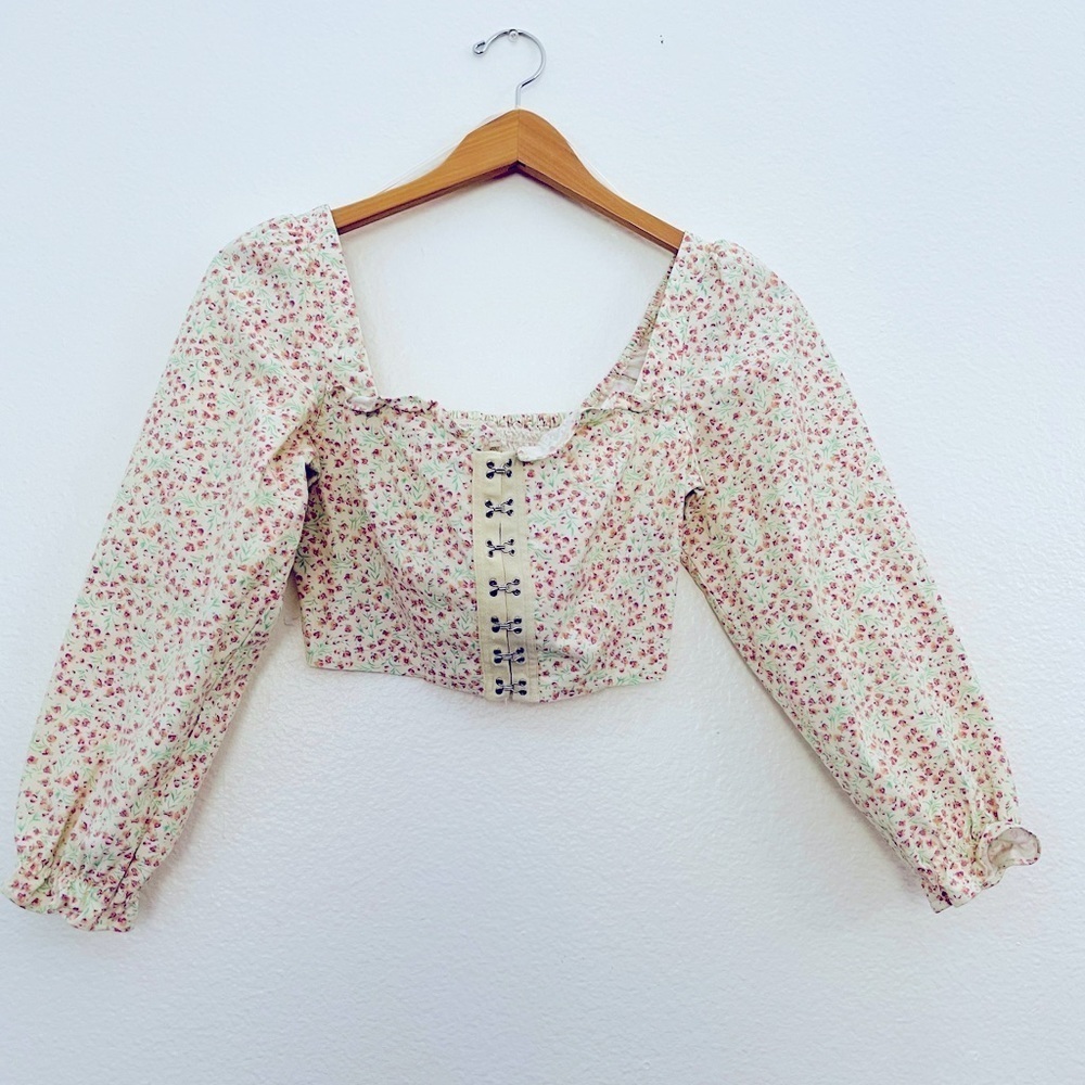 Urban Outfitters Cropped Longsleeve Oversized SZM - Picture 6 of 6
